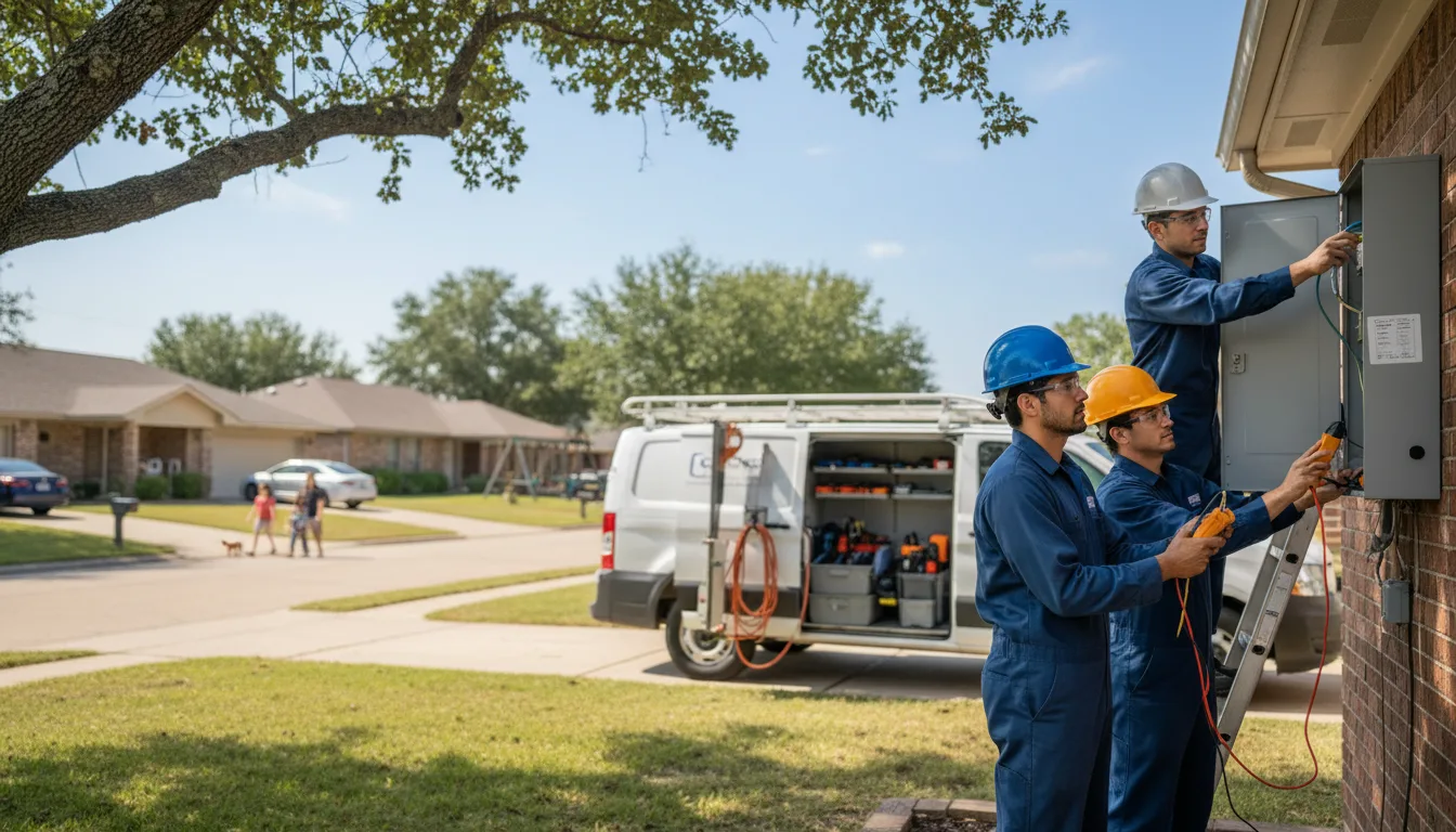 Certified electrician providing emergency electrical services in Saint Edward, NE
